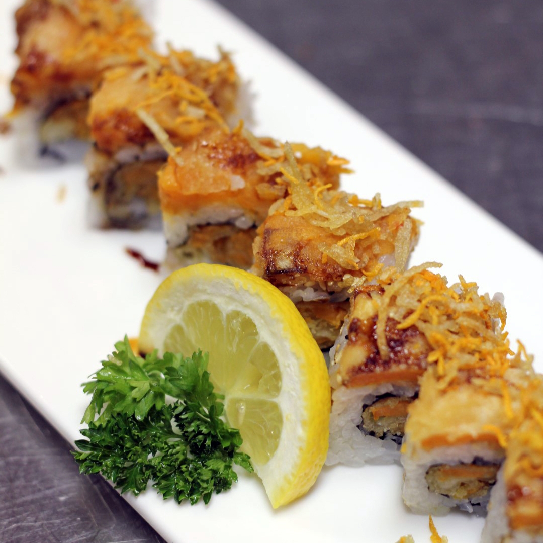 A Y Roll Avocado Yam Japan Go Restaurant